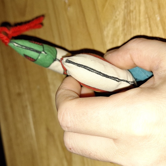 Goose Toy 1960s handmade puffett holiday ornament. - Picture 4 of 5